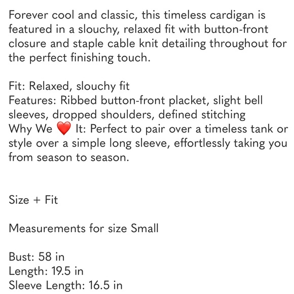 Free People Washed Ashore Cardi NWT - Picture 5 of 5